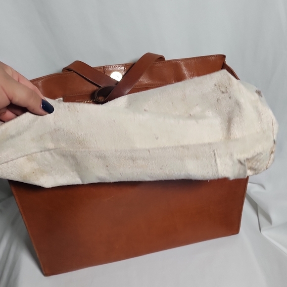 Mark & Graham Rich Brown Leather Briefcase - Picture 8 of 8